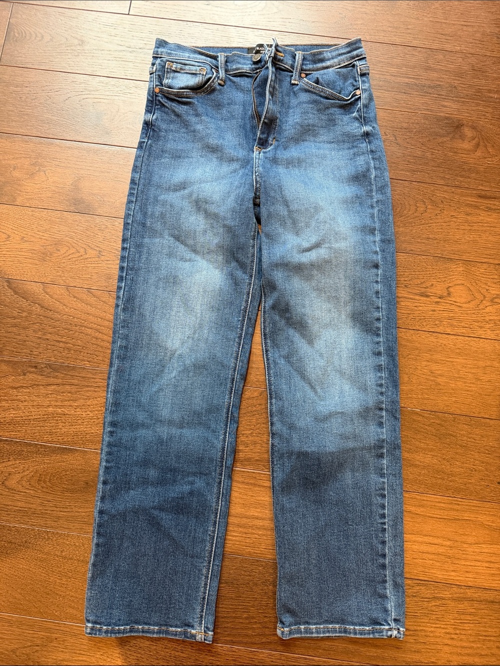 Just Black Women's Clean Mid Rise Straight Jeans Size 30 - C11-217